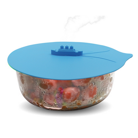 Cooking Lid Steam Ship Boat Silicone Home House Chimney Silicone Lid Creative Kitchen