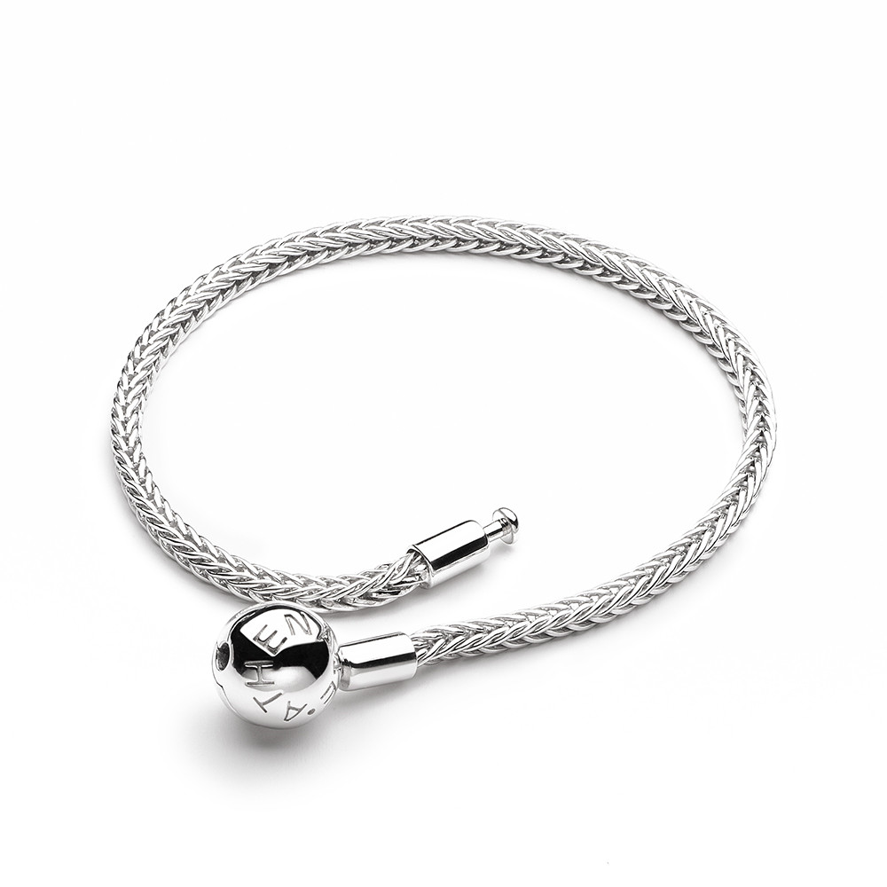 ATHENAIE 925 Sterling Silver Tobes Bracelet Foxtail Chain - Minihomy