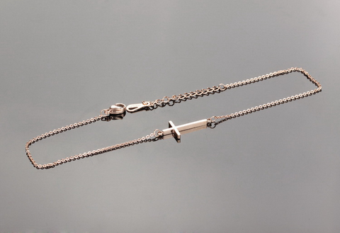 Titanium Steel Jewelry Foot Chain Stainless Steel Cross Accessories
