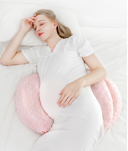 Latex Pregnant Women's Waist and Side Sleeping Pillow - Support Belly, Side Sleeping Pad, Sleeping Artifact