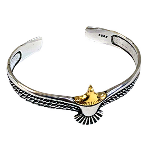 Viking Eagle Cuff Bracelet Valentines Day Gift For Boyfriend
