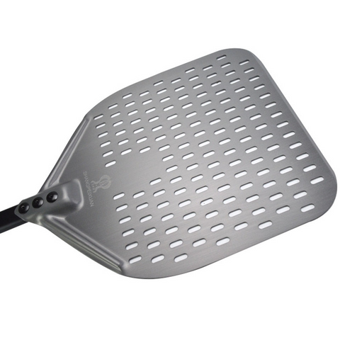 Oven cleaning spatula stainless steel square punching