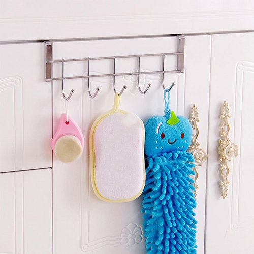 Home Storage Organizing Hook Rails Towel Rack Hanger