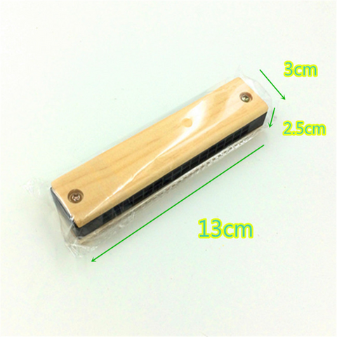 Children's wooden harmonica