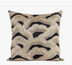 Abstract Texture Embroidery Satin Cushion Pillow Villa Model Room Square Pillow - Minihomy