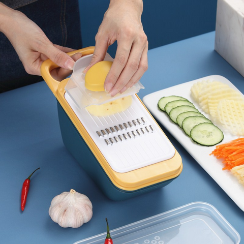 Non-slip Silicone Potato Grater Core Type Multifunctional Vegetable Cutter Home Kitchen Sliced Shredded