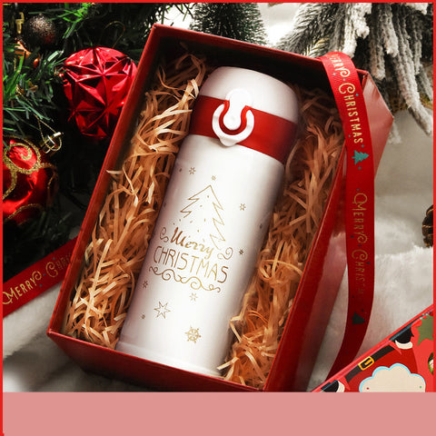 Christmas Gift Female Thermos Cup Gift Box Set