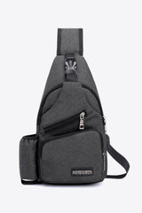 Buckle Oxford Sling Bag - Minihomy