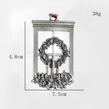 Metal Snowman Pendant Christmas Home Decoration