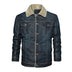 Mens Jeans Jacket Thick Warm Winter Outwear - Minihomy