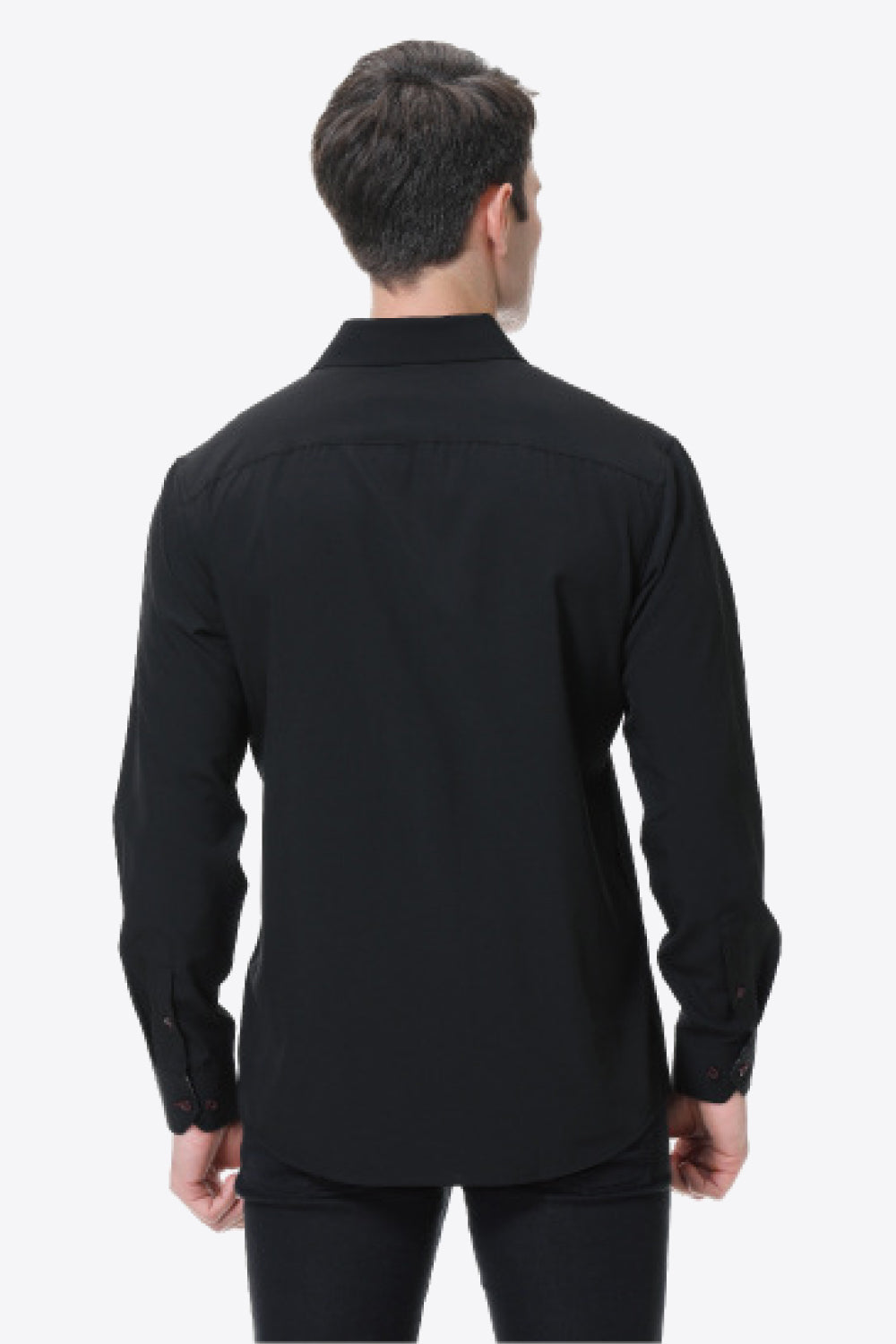 Button-Up Long Sleeve Pocket Shirt - Minihomy