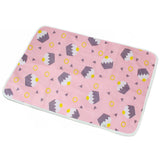 Baby Breathable And Baby Changing Cotton Cartoon Waterproof Pad