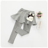 Children's Girls Leggings Cotton Lace Skirt Pants