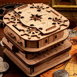 Wooden Decryption Book Box Toy High Difficulty