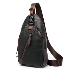 Casual chest bag men's backpack outdoor sports Japanese and Korean version of the trend of small shoulder Messenger bag chest male