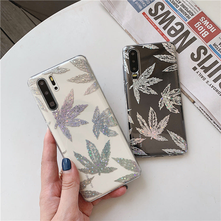 Flower Leaf Laser Phone Case