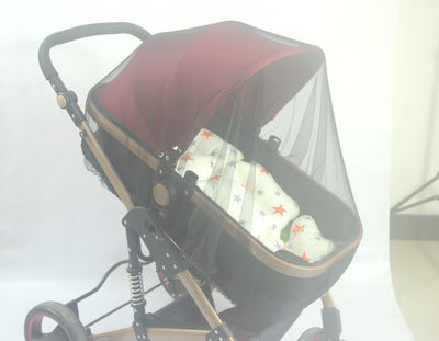 Increase baby stroller nets Baby stroller encryption full cover nets General dustproof and anti-mosquito