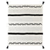 Black and White Woven Cotton Striped Throw Blanket - Minihomy