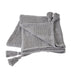 Gray Woven Cotton Solid Color Throw Blanket - Minihomy