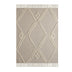 Cream Woven Cotton Herringbone Throw Blanket - Minihomy