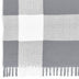 Black and White Woven Cotton Checkered Throw Blanket - Minihomy