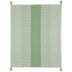 Green Woven Cotton Striped Throw Blanket - Minihomy