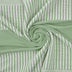 Green Woven Cotton Striped Throw Blanket - Minihomy