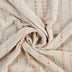 Cream Woven Cotton Striped Throw Blanket - Minihomy