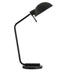 20" Black Metal Desk Table Lamp With Black Dome Shade - Minihomy