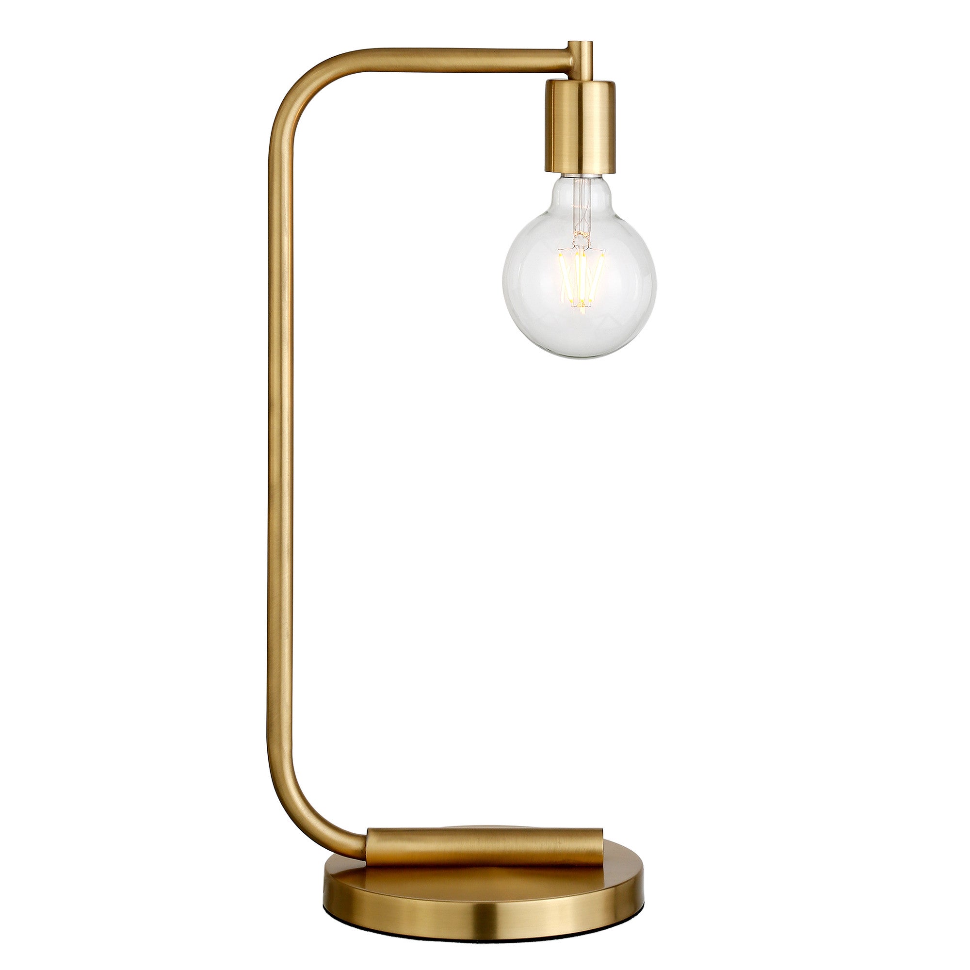 20" Brass Metal Desk Table Lamp - Minihomy