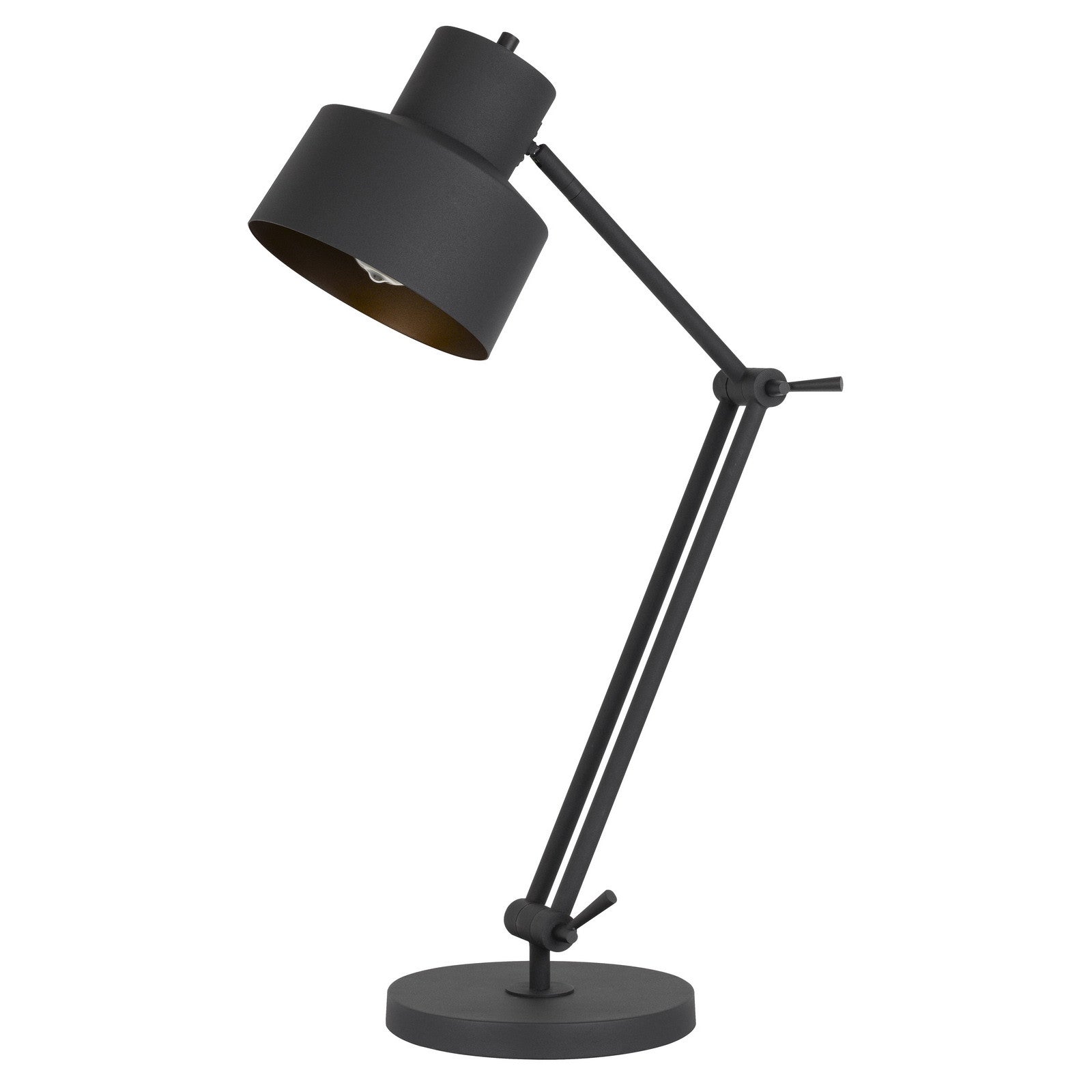 33" Black Metal Desk Table Lamp - Minihomy