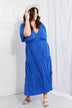 Culture Code Full Size My Muse Flare Sleeve Tiered Maxi Dress - Minihomy