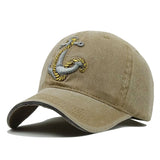 Anchor Embroidered Baseball Cap - Casual Style for All Seasons