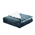 Hunter Green Knitted PolYester Solid Color Plush Throw Blanket - Minihomy