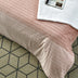 Blush Knitted PolYester Solid Color Plush Throw Blanket - Minihomy