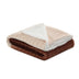 Blush Knitted PolYester Solid Color Plush Throw Blanket - Minihomy