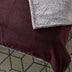 Brown Knitted PolYester Solid Color Plush Throw Blanket - Minihomy