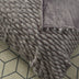 Dark Slate Gray Knitted Acrylic Animal Print Plush Throw Blanket - Minihomy