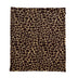 Beige and Ivory Knitted PolYester Animal Print Plush Throw Blanket - Minihomy