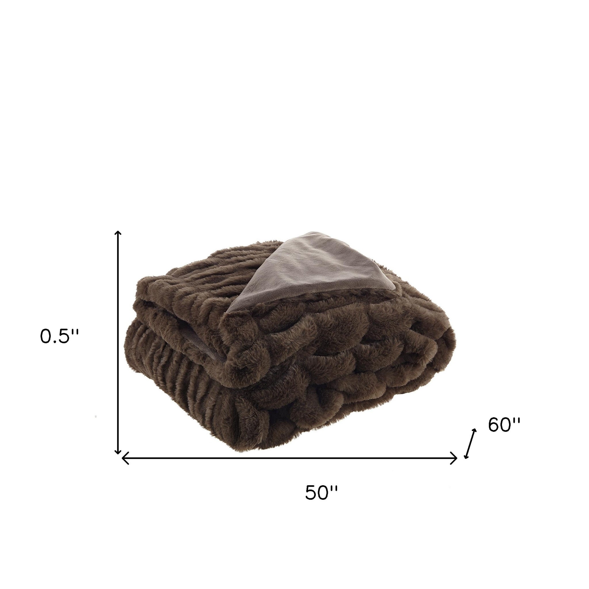 Blush Knitted Polyester Solid Color Throw Blanket - Minihomy