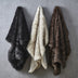 Brown Knitted Acrylic Animal Print Throw Blanket - Minihomy