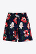 Full Size Floral Drawstring Waist Swim Trunks - Minihomy