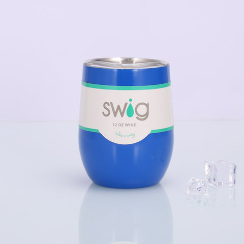 Swig Eggshell Cup 12oz Stainless Steel Wine Mug