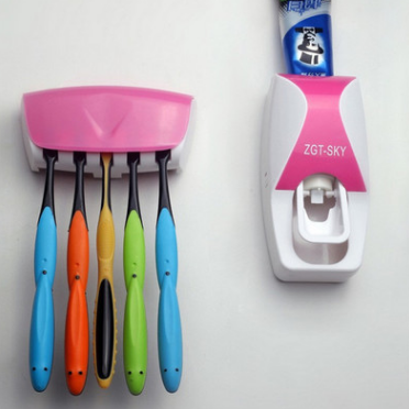 Toothbrush holder dust - proof automatic squeezer - wash suit for lazy person toothpaste squeezer.