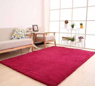 Living Room Rug Area Solid Carpet: Plush Comfort for Every Space - Minihomy