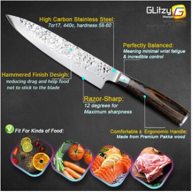 Kitchen Knife Professional Japanese Chef Knives - Minihomy