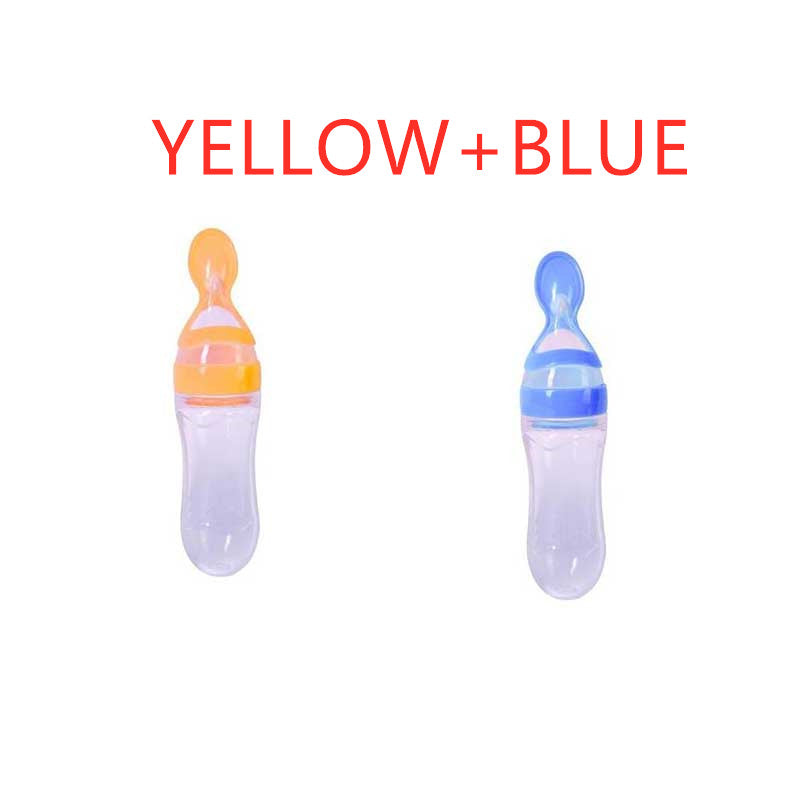 Silicone Training Rice Spoon Infant Cereal Food Supplement Safe Feeder - Minihomy