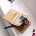 Korean Women's Wallet Short Hollow Clutch Bag Leaf Zipper Buckle Bills Card Pack - Minihomy