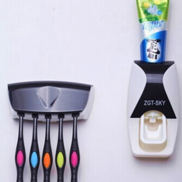 Toothbrush holder dust - proof automatic squeezer - wash suit for lazy person toothpaste squeezer.
