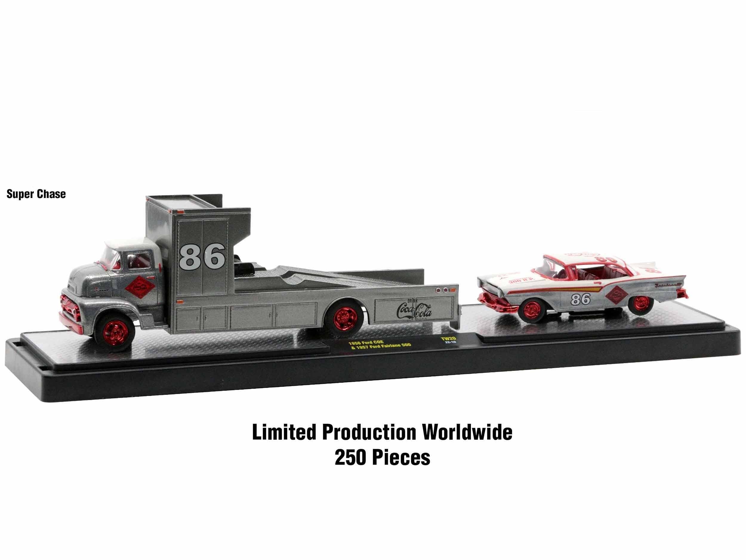 Auto Haulers "Coca-Cola" Set of 3 pieces Release 20 Limited Edition to 8400 pieces Worldwide 1/64 Diecast Models by M2 Machines - Minihomy